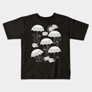 Noncolored Fairytale Weather Forecast Print Kids T-Shirt